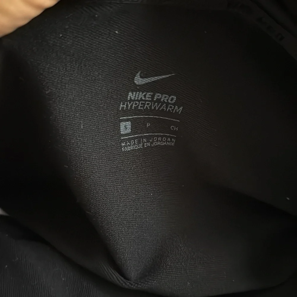 Nike Black and Gray Camo Sleeve Top